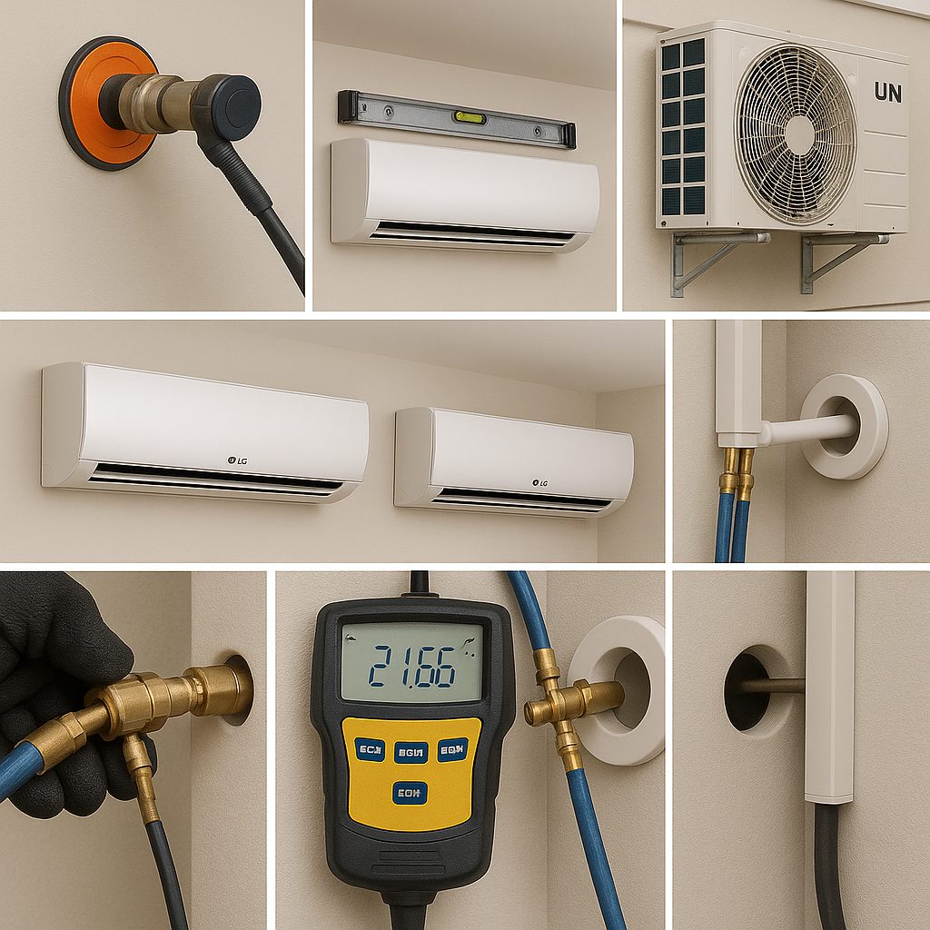 Installatie Airco - 2 Binnenunits